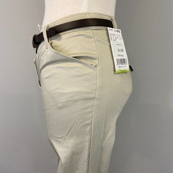 MANGO Straight Beige Pants NWT‎ - Picture 5 of 11